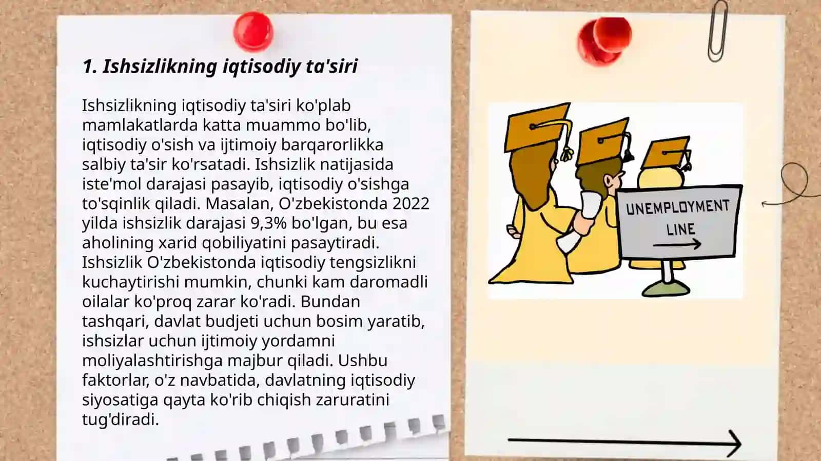 Ishsizlikning iqtisodiy ta'siri 3