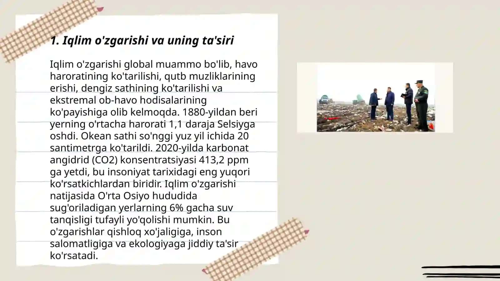 Ekologiya va tabiatni asrash 3
