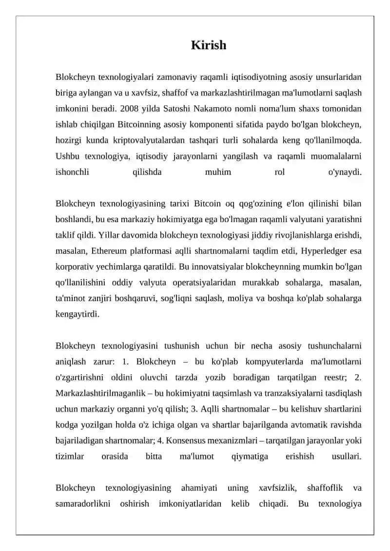 Blokcheyn texnologiyalari haqida 3