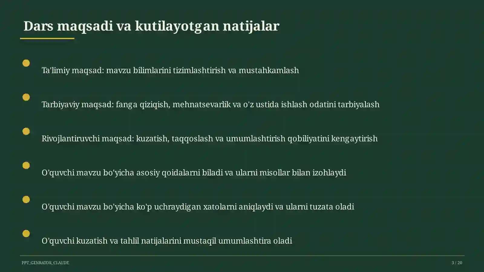 Mustaqil O'zbekistonning davlat ramzlari va Konstitutsiyasi (11-sinf) 3