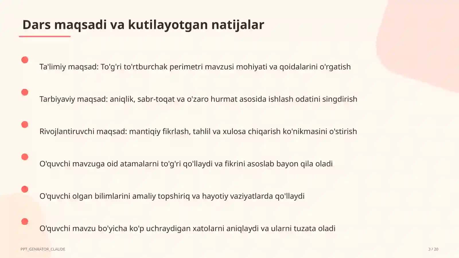 To'g'ri to'rtburchak perimetri (2-sinf) 3