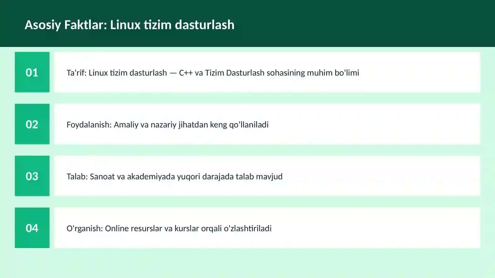 C++ VA TIZIM DASTURLASH 3