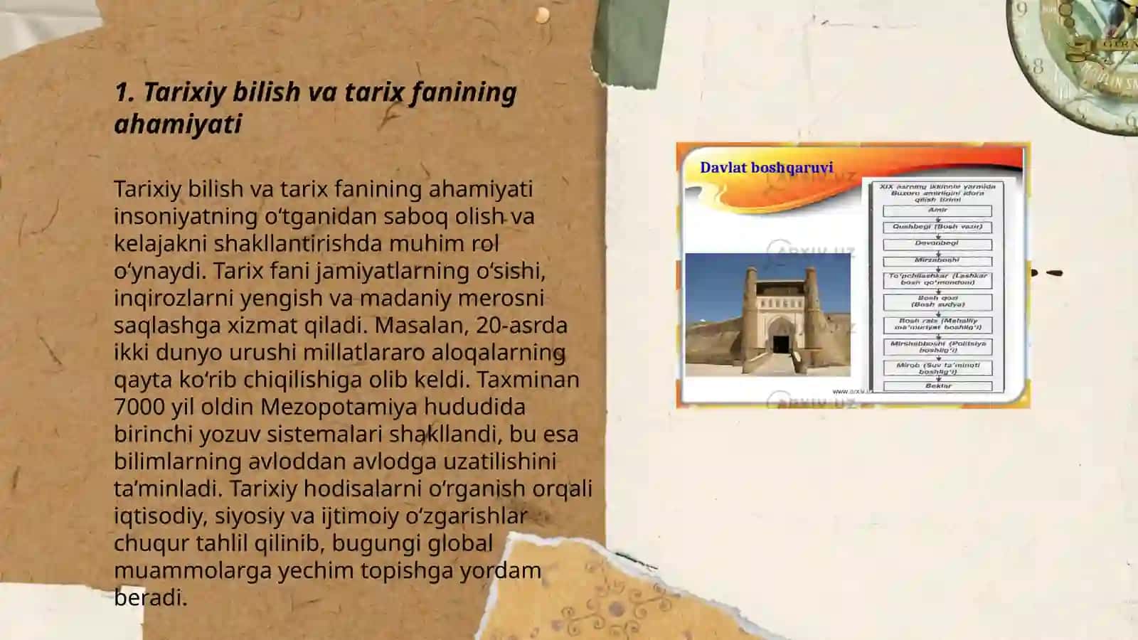Tarixiy bilimlarni shakllantirish jarayoni va tarix darslarini samaradorligini oshirish yollari 3