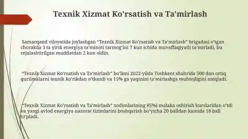 Amaldagi Muammolar va Kamchiliklarni Aniqlash 3