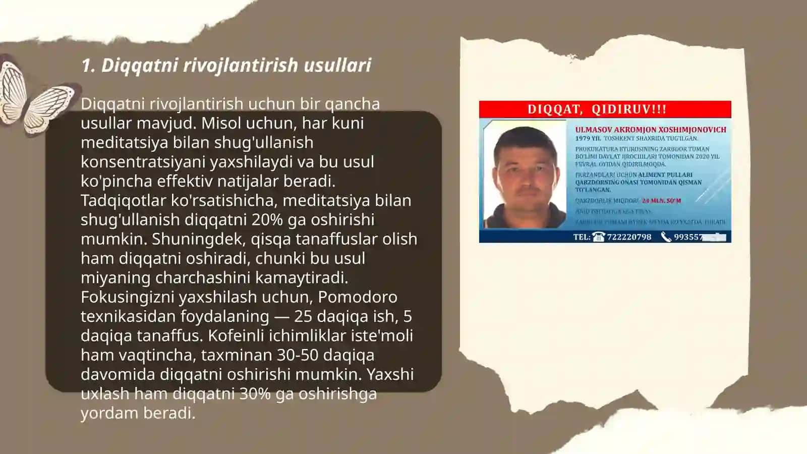 Diqqatni rivojlantirish usullari 3