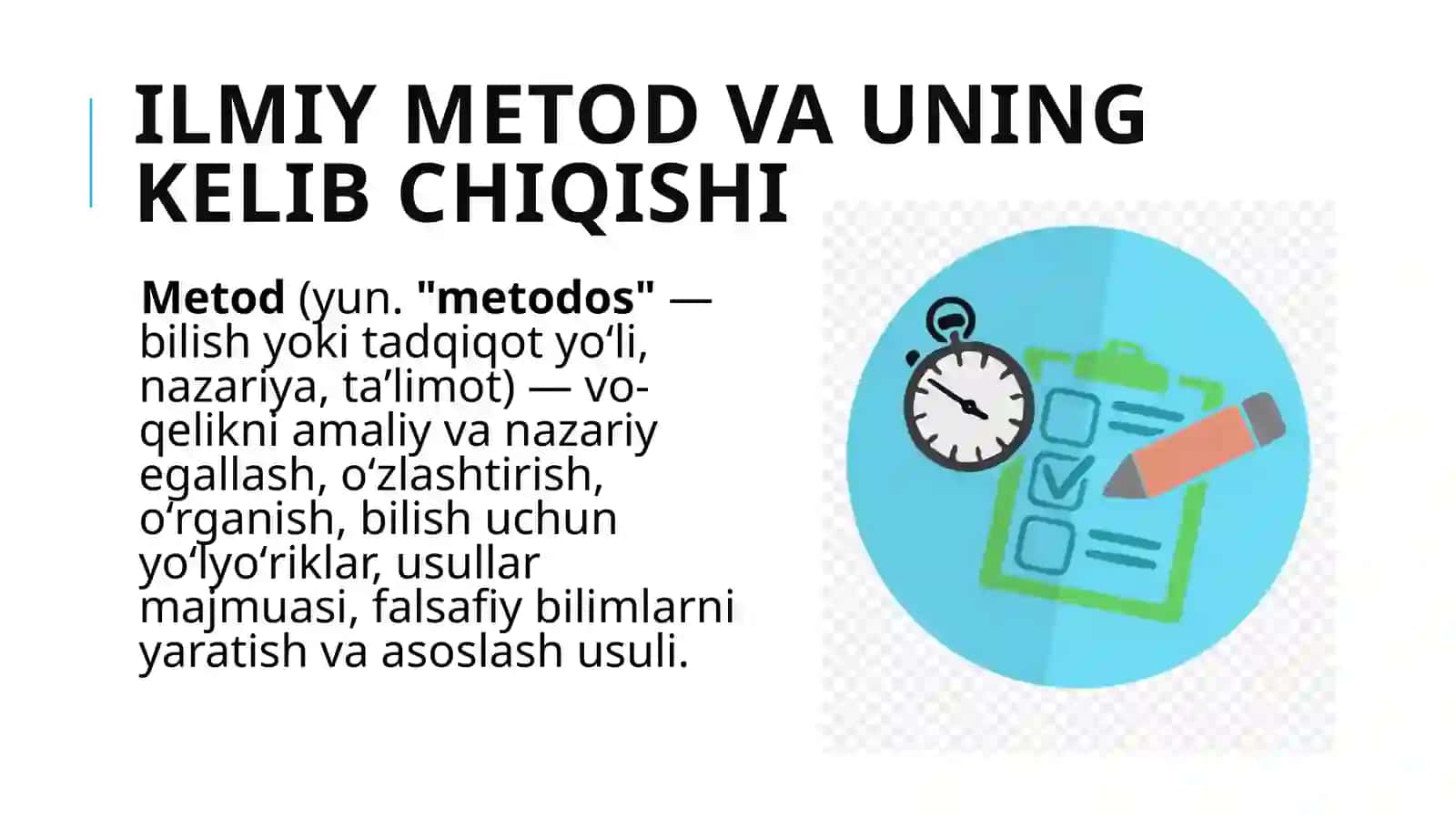Ilmiy metod va uning kelib chiqishi 3