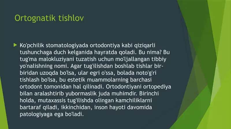 Ortognatik tishlov 3