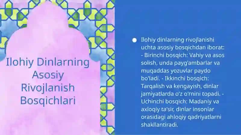Ilohiy dinlar 3