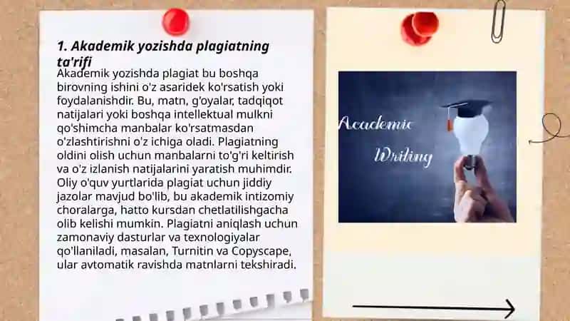 Akademik yozishda etika: plagiat va tog'ri iqtibos keltirmaslik 3