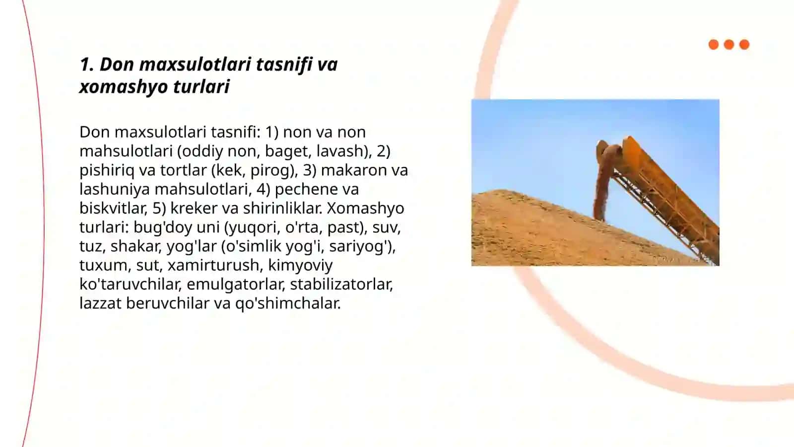 Don maxsulotlari tasnifi va xomashyo turlari 3