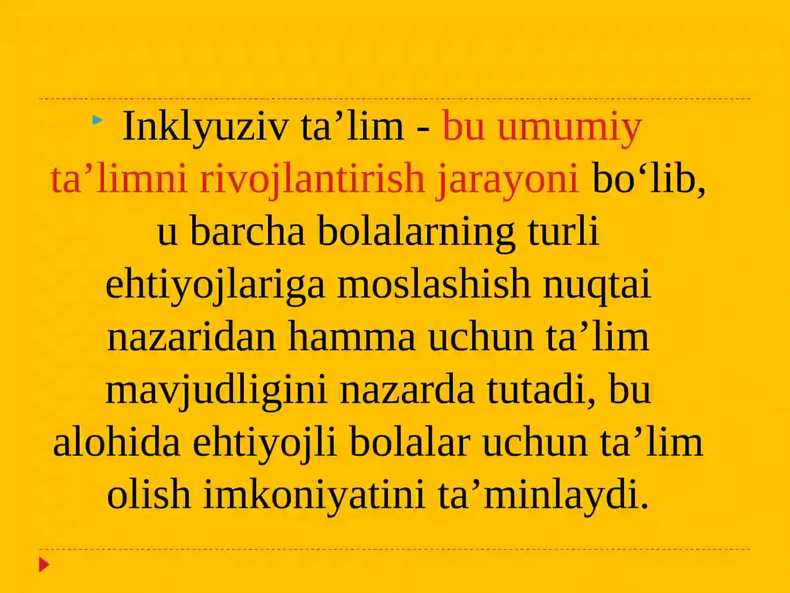 Alohida ta’lim ehtiyojlaribo‘lganbolalar nozologik guruhlarining umumiy xususiyatlari 3