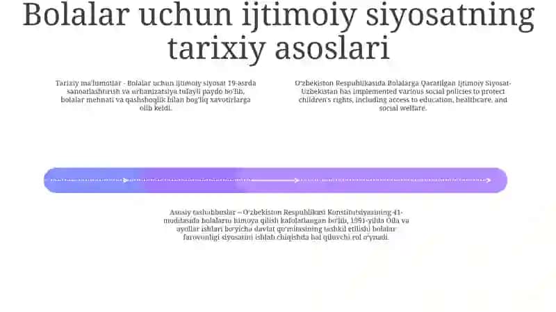 OʻZbekiston Respublikasida Bolalarga Qaratilgan Ijtimoiy Siyosat 3