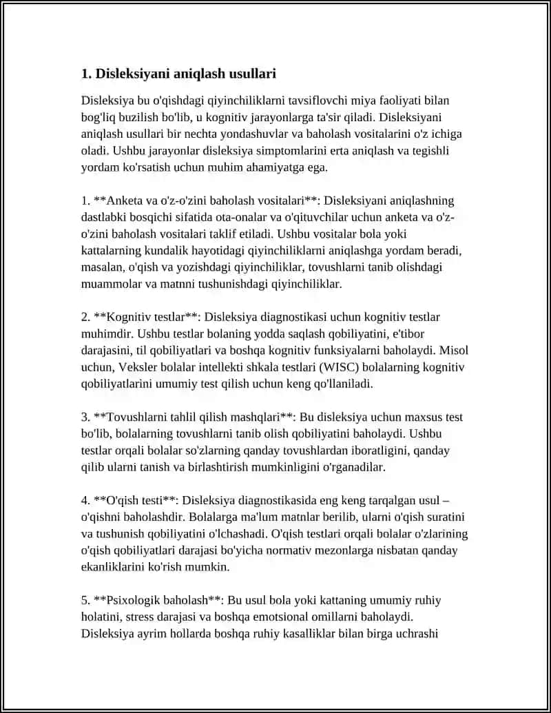 AGRAMATIK DISLEKSIYA VA DISGRAFIYANI BARTARAF ETISH.ISHLANMALAR TAYYORLASH 3