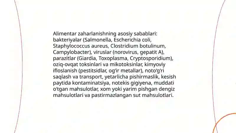 Alimentar zaharlanish 3