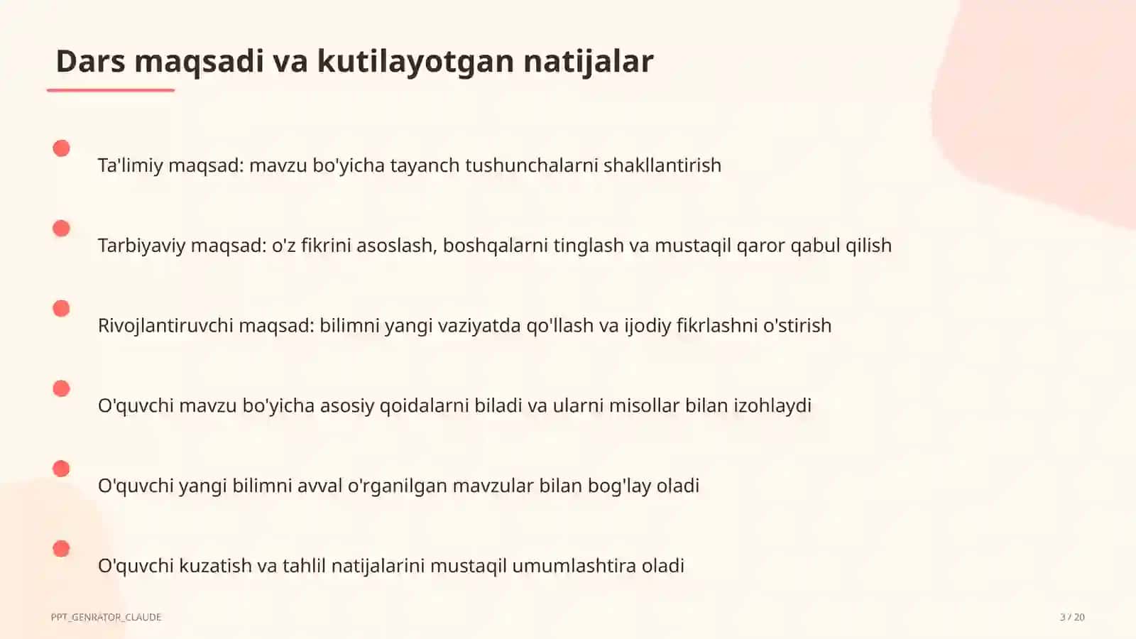 ChatGPT yordamida dars materiallari tayyorlash 3