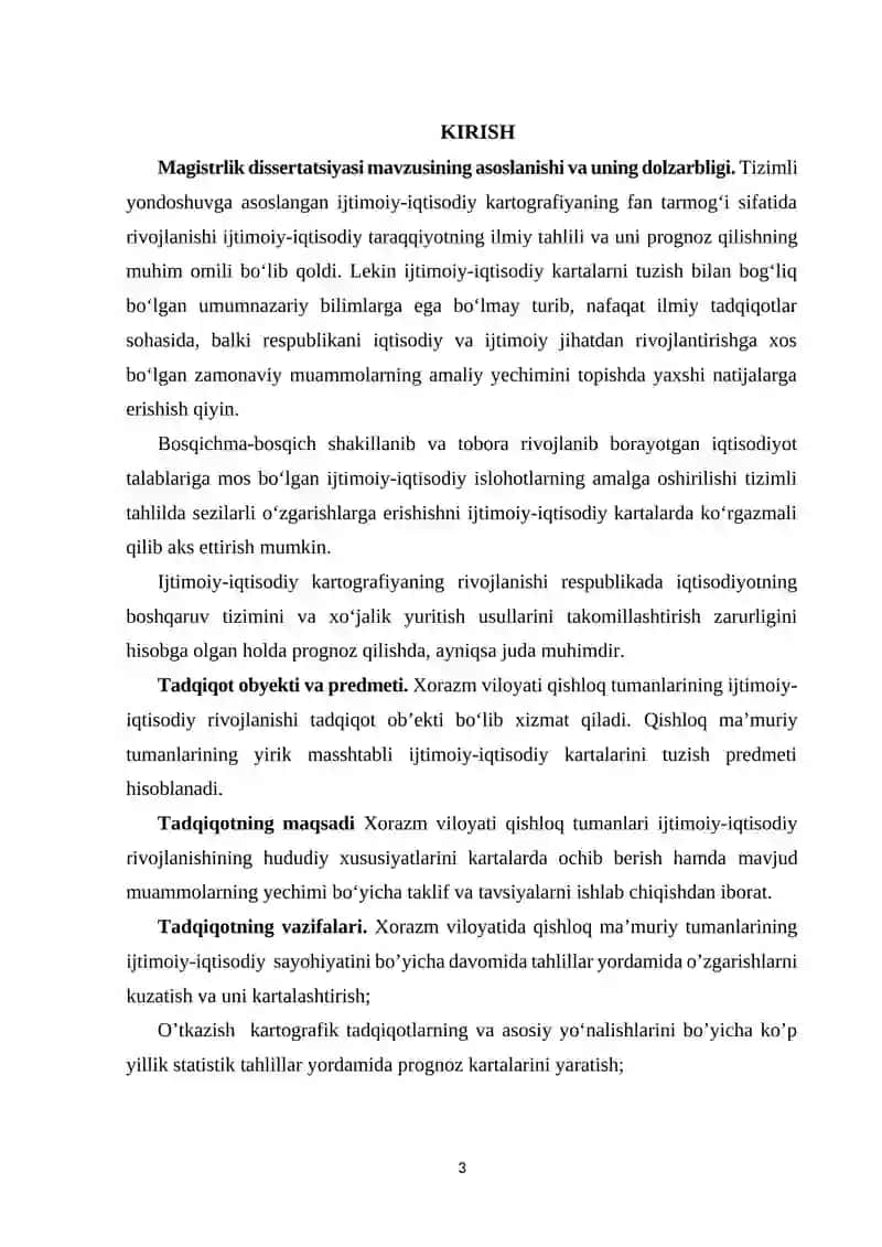QISHLOQ MA’MURIY TUMANLARINING YIRIK MASSHTABLI IJTIMOIY-IQTISODIY KARTALARINI TUZISH 3
