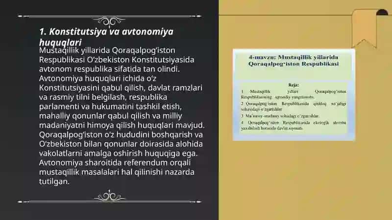 Konstitutsiya va avtonomiya huquqlari 3