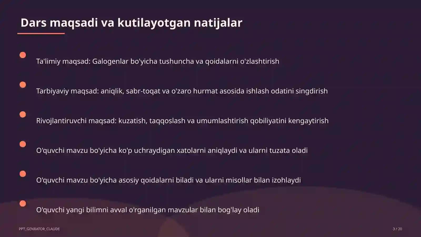 Galogenlar (9-sinf) 3