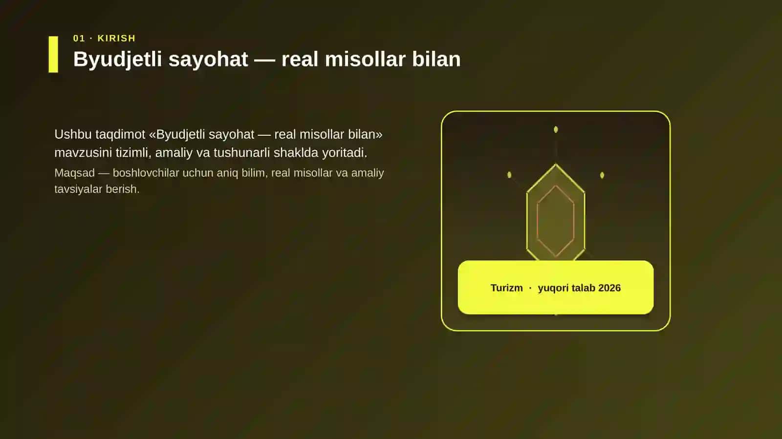 Byudjetli sayohat — real misollar bilan 3