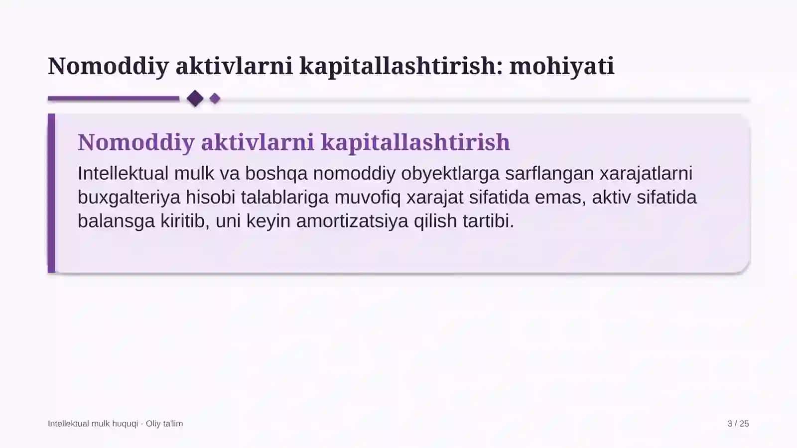 Lalmikor dehqonchilikda nomoddiy aktivlarni kapitallashtirish 3