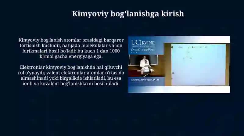 Kimyoviy bog'lanishlar 3