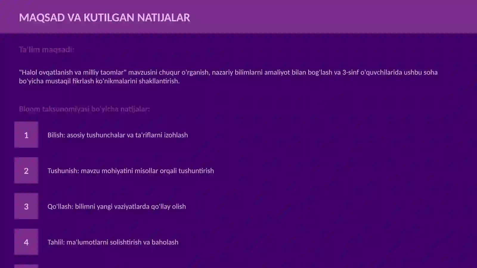 Halol ovqatlanish va milliy taomlar 3