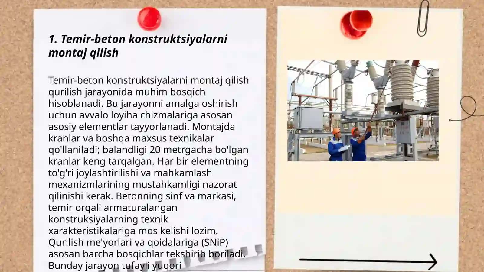 Sanoat va fuqaro binolari konstruktsiyalarini montaj qilish 3