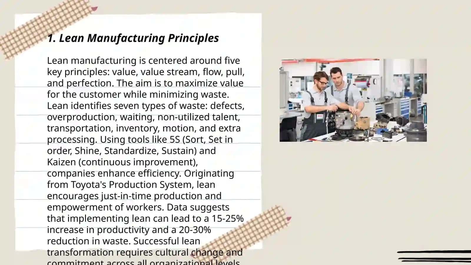 Lean Manufacturing Principles 3