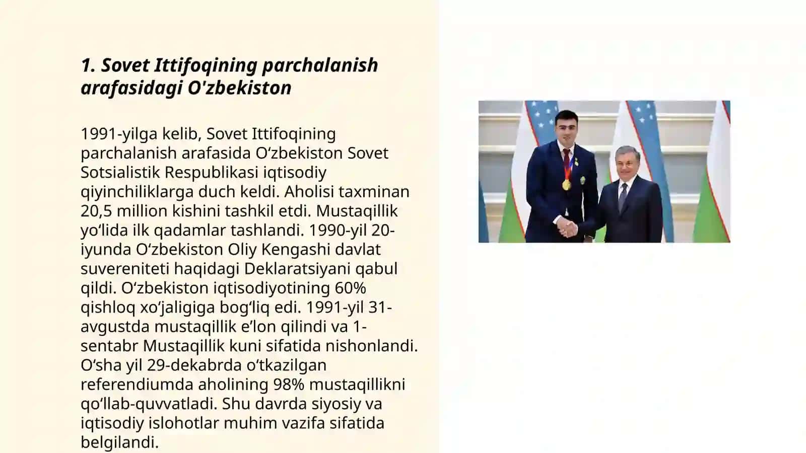 Mustaqilikka erishish arafasida O'zbekistondagi ijtimoiy siyosiy jarayonlar 3