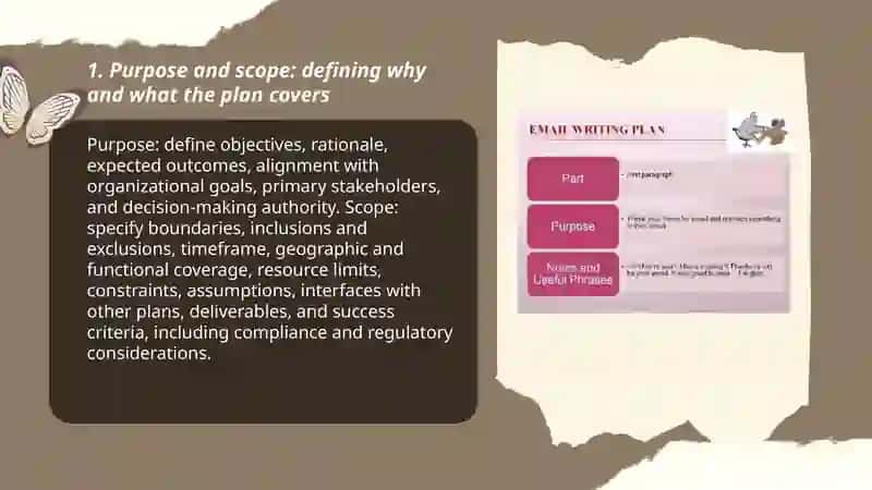 Plan: Purpose and Scope 3