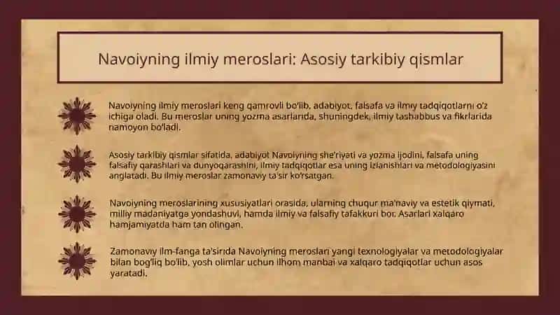 Navoiyning ilmiy meroslari 3