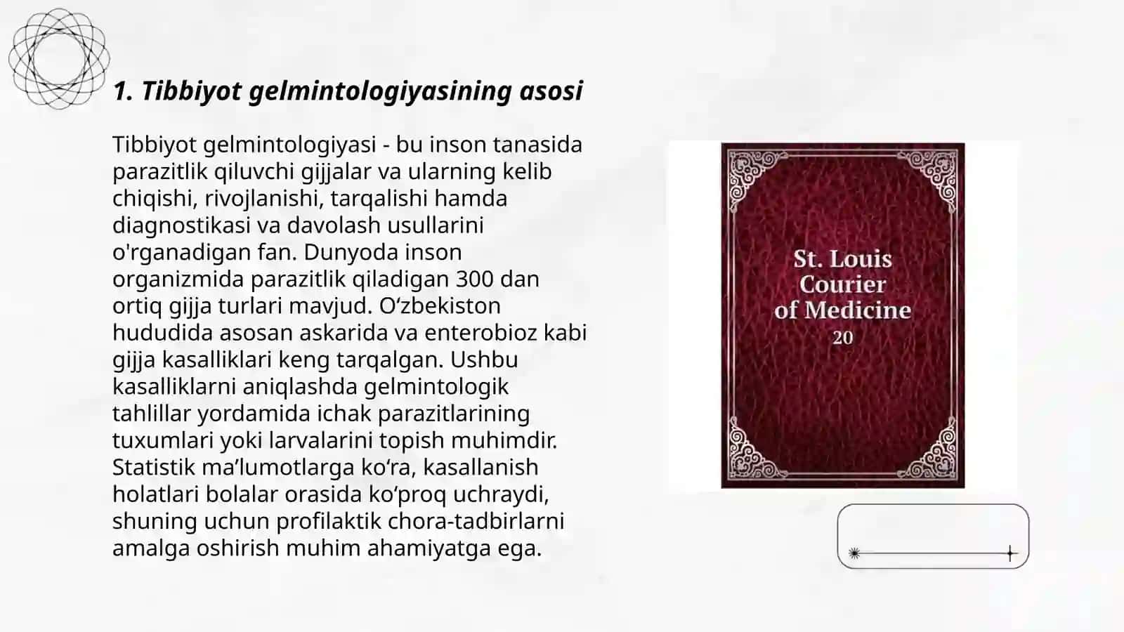 Tibbiyot Gelmintologiyasi 3