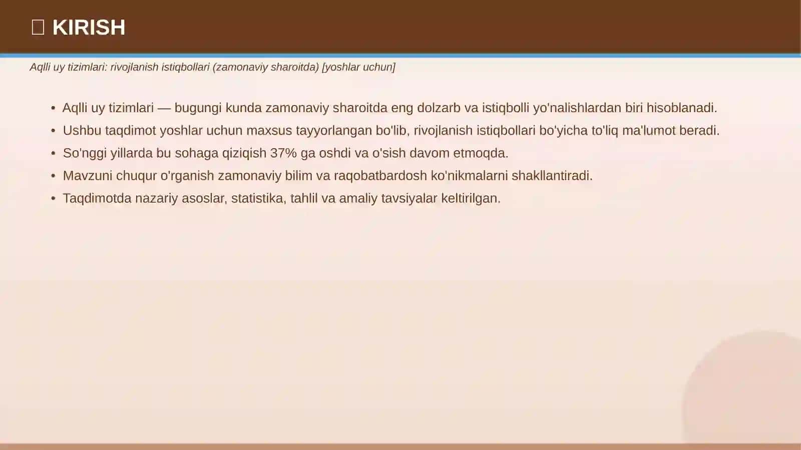 Aqlli Uy Tizimlari: Rivojlanish Istiqbollari 3