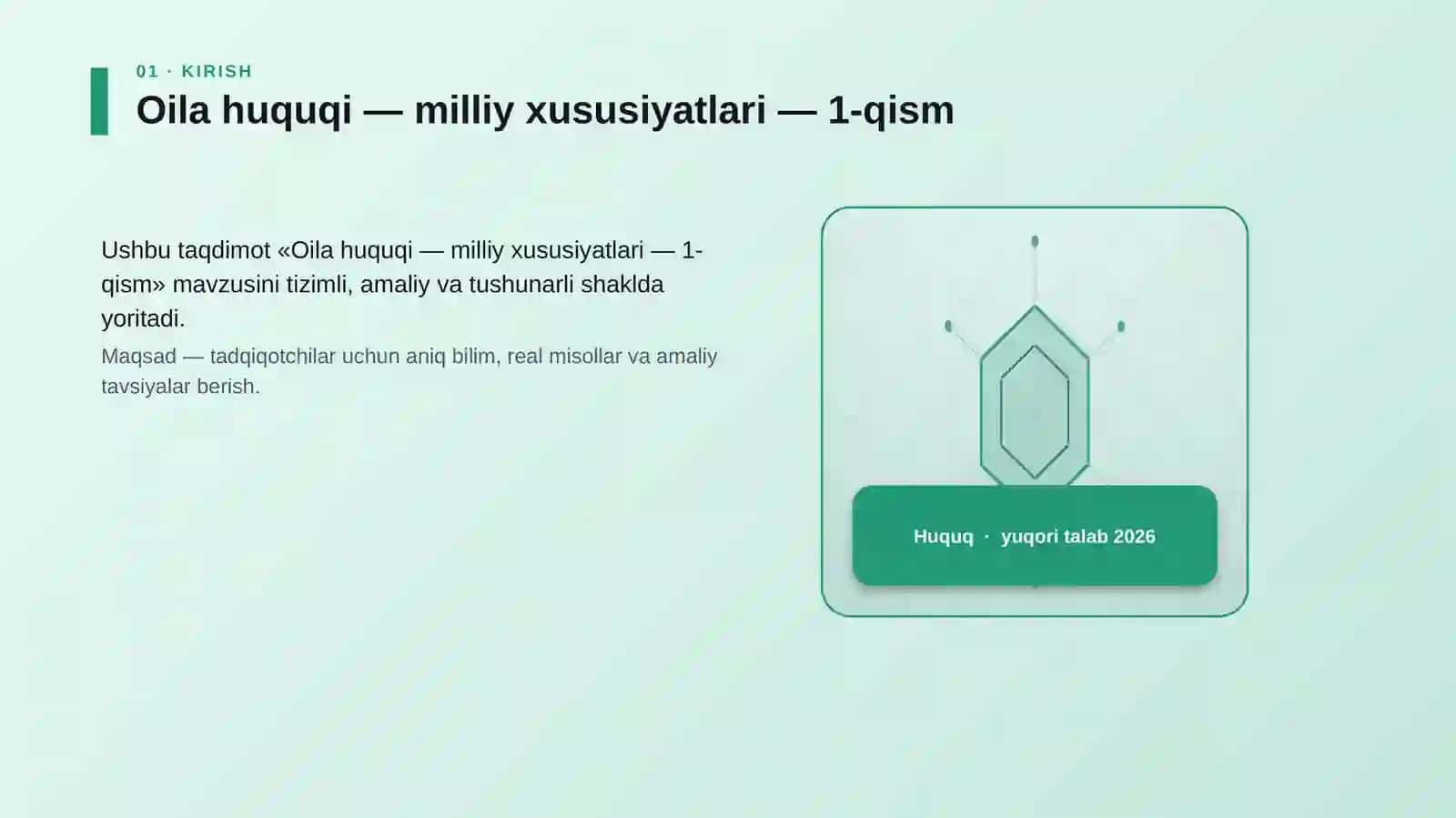 Oila huquqi — milliy xususiyatlari — 1-qism 3