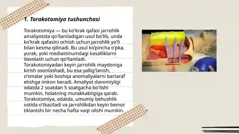 Torakotomiya xususiyatlari 3