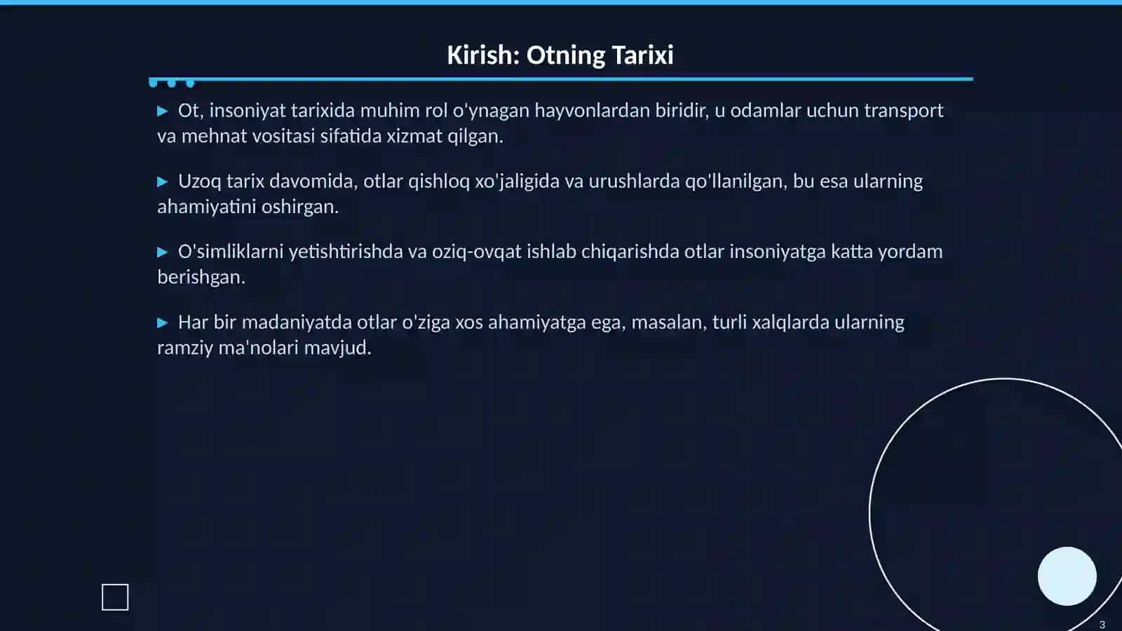 Ot va Uning Oʻrganilish Tarixi 3