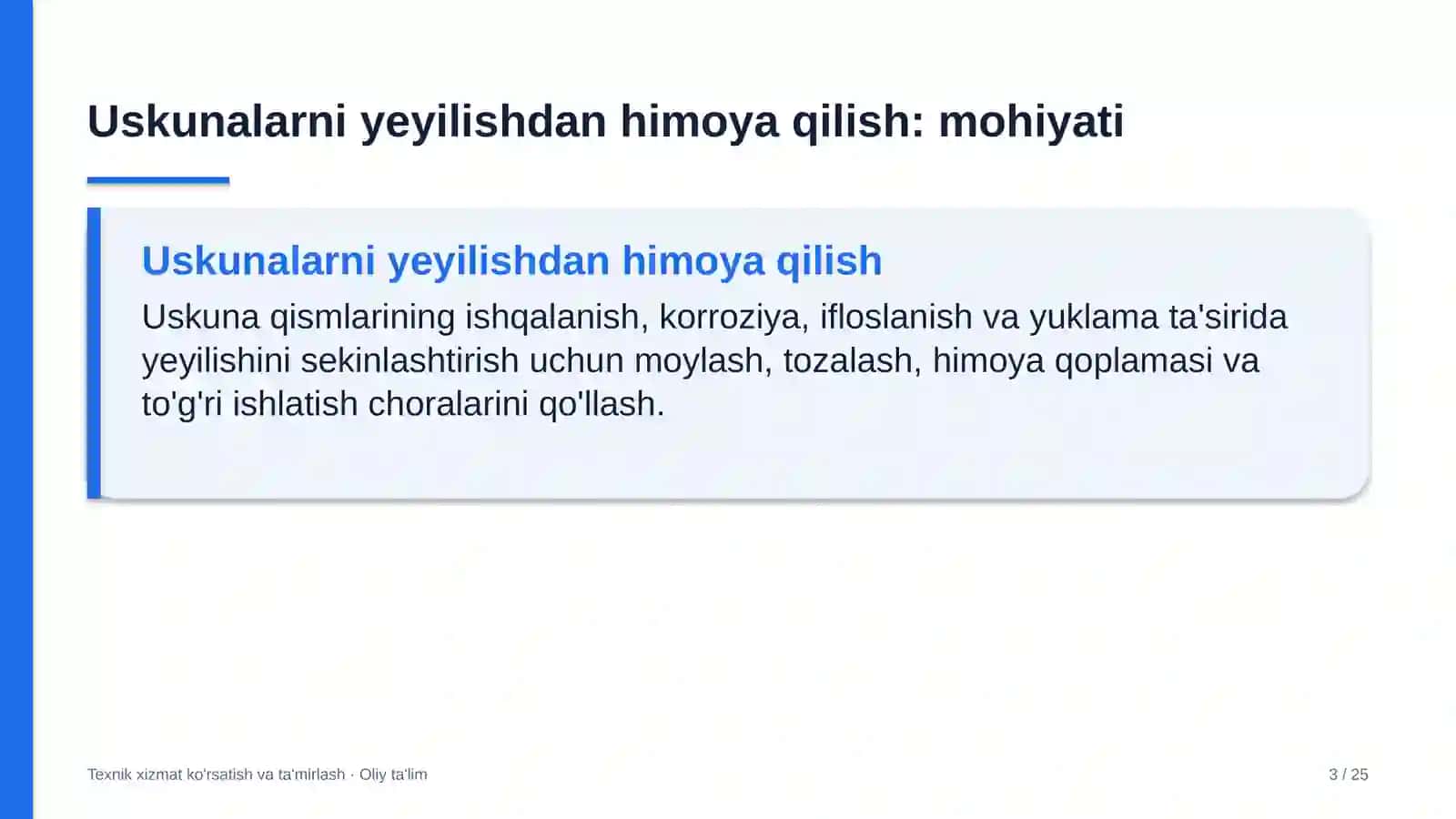 Atom energetikasida uskunalarni yeyilishdan himoya qilish 3