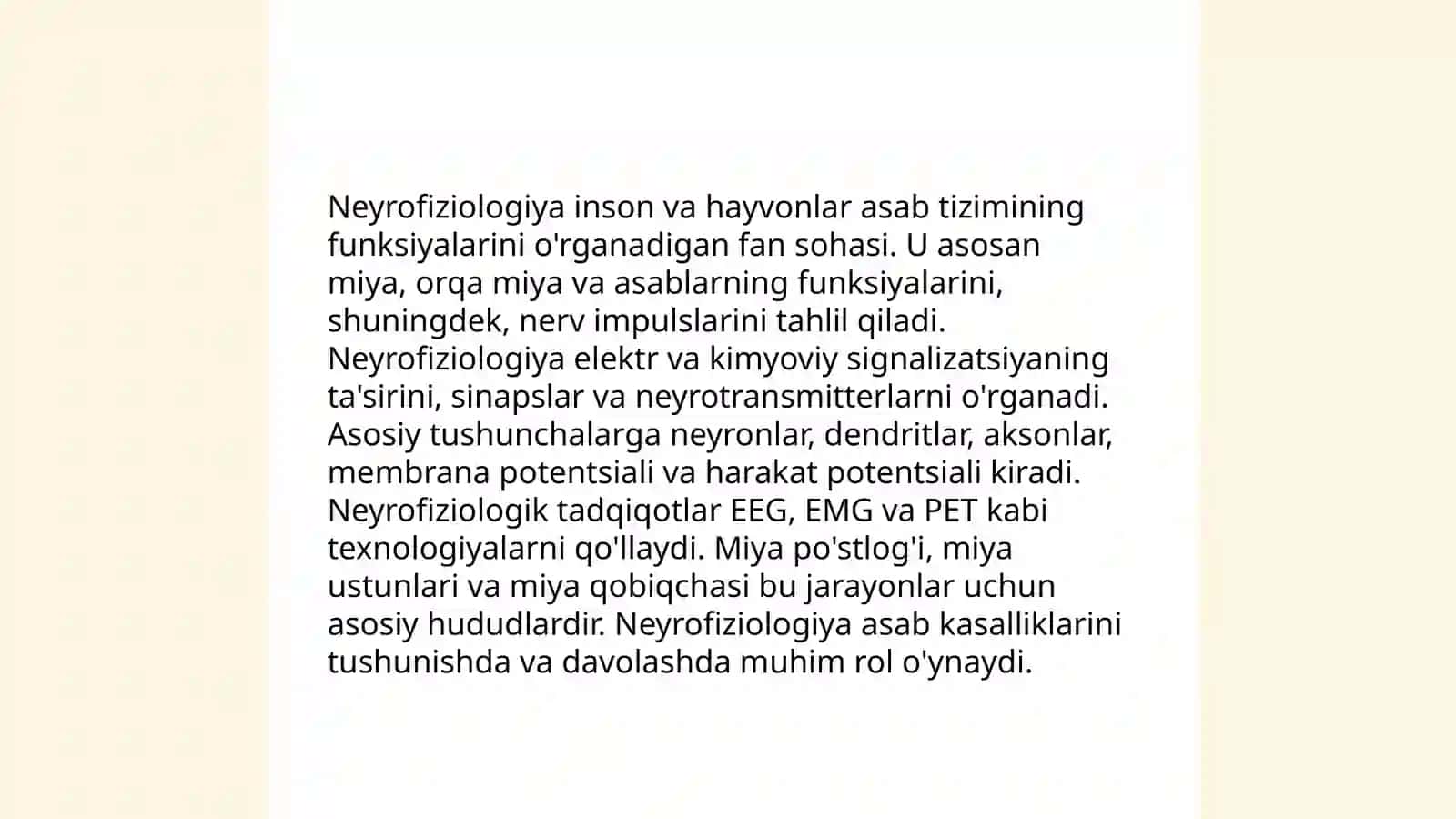 Neyrofiziologiya va uning tuzilishi 3