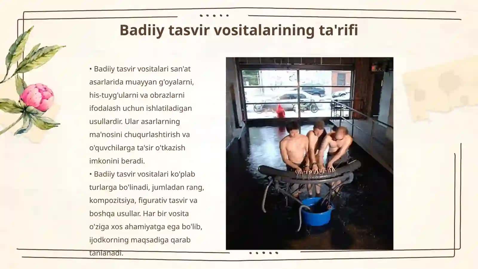 Badiiy tasvir vositalari va ifodalar 3