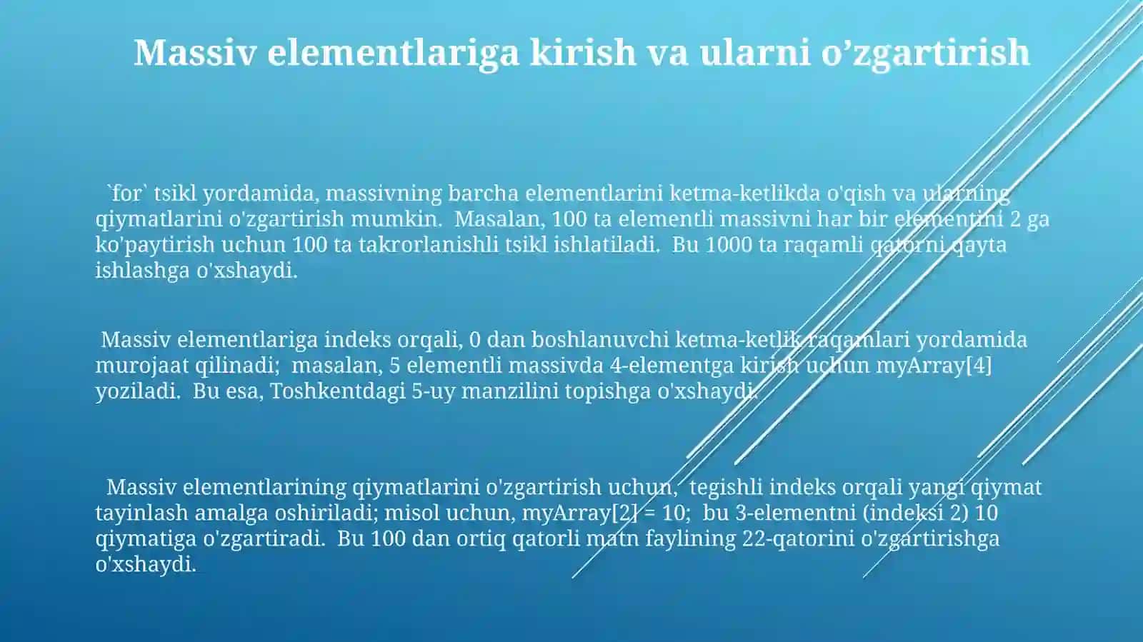 C++ tilining tayanch turlari 3