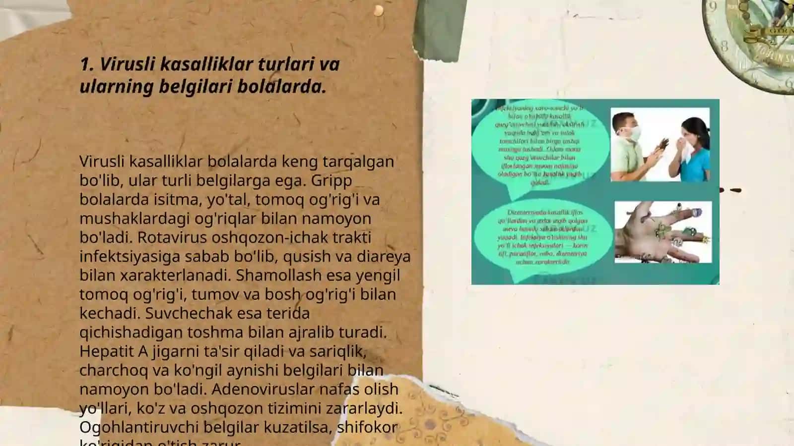 Virus Bilan Kasalngan Bolalarni Dovolash Usulari va Ulani Gigenaga Qayta Orgatish 3