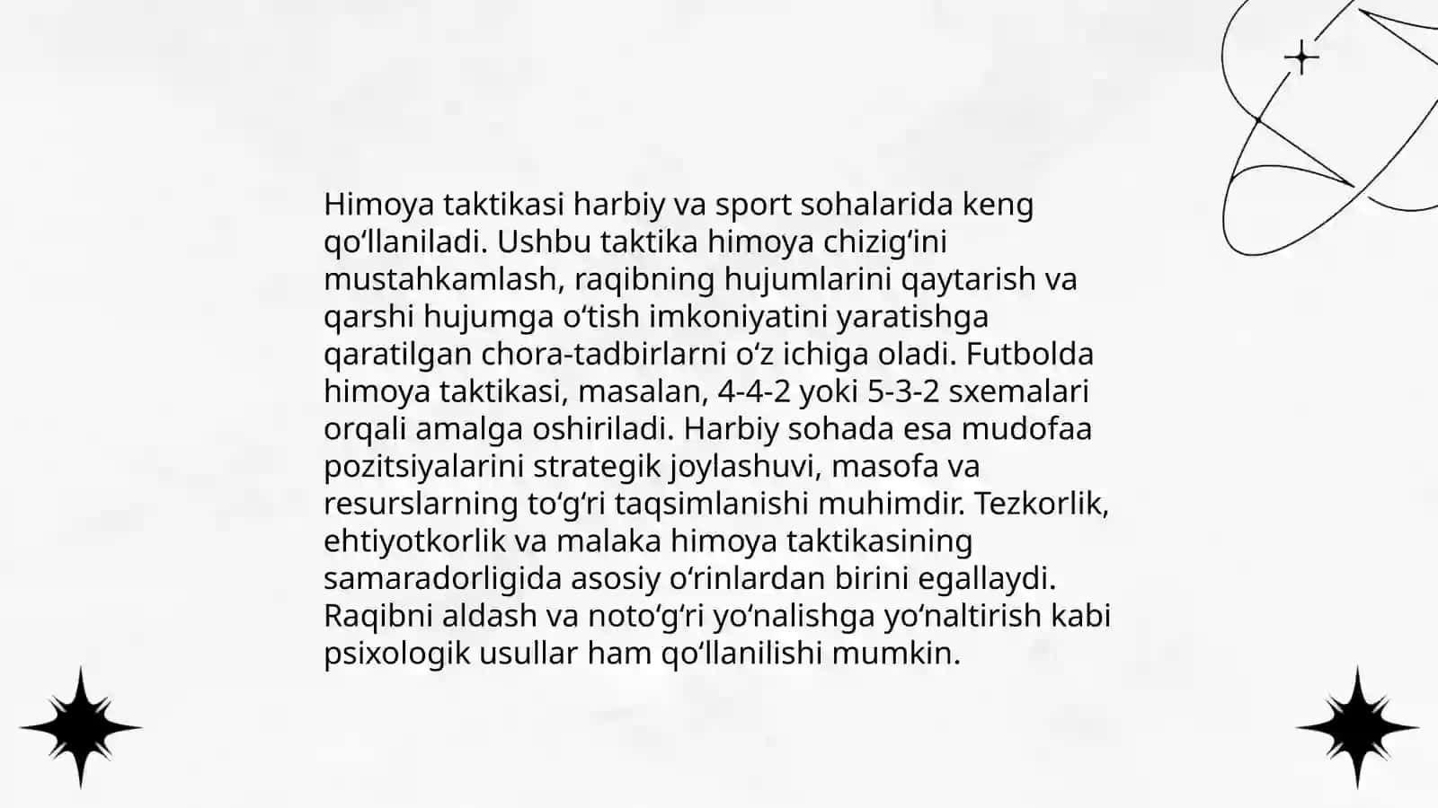 Gandbol o'yin taktikasi va taktikasi tavsifi va bòlimlari 3