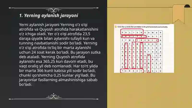 Yerning o‘z o‘qi atrofida aylanishi va uning geografik oqibatlari 3