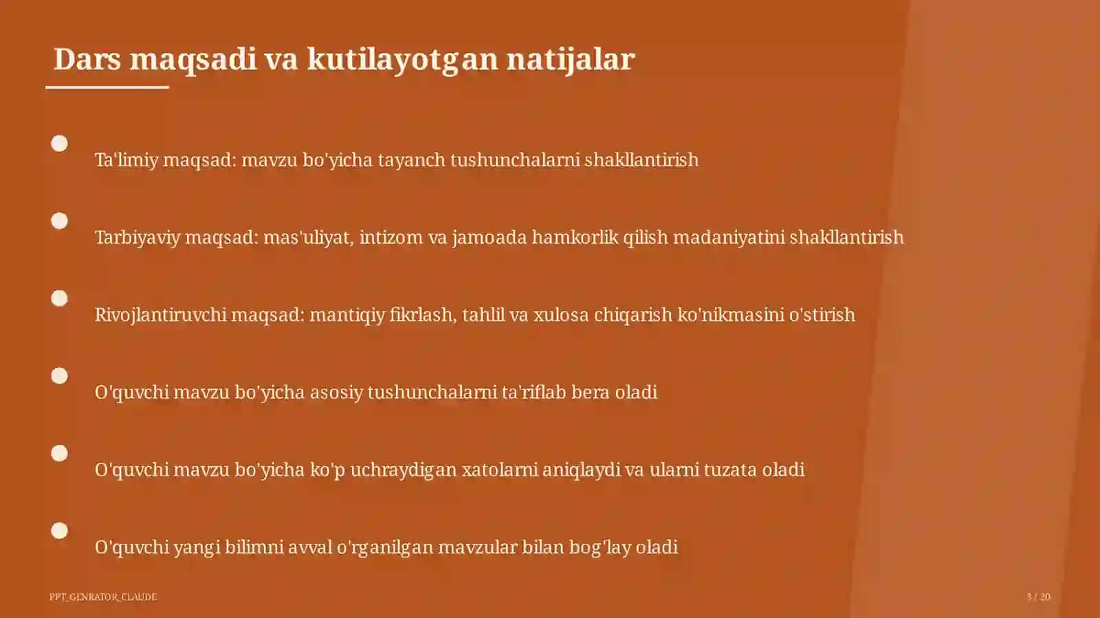 Bir o'zgaruvchili chiziqli tengsizliklar (8-sinf) 3