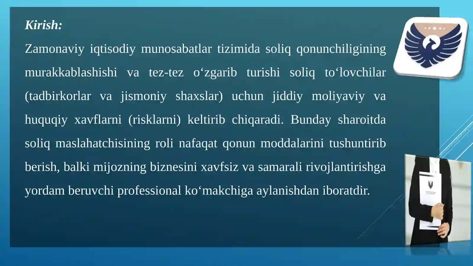 Soliq maslahatining axborot va psixologik asoslari 3