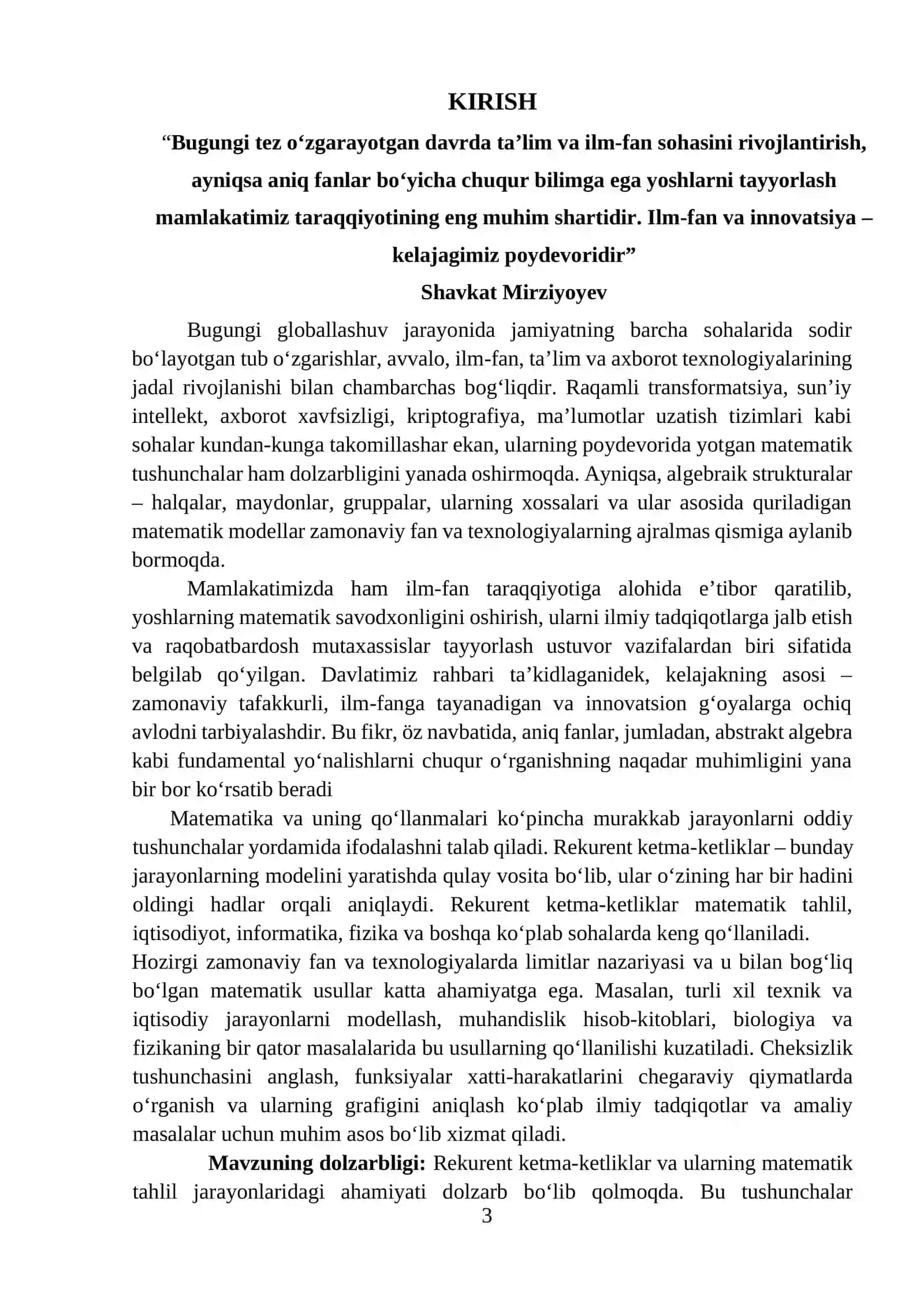 Shtols teoremasi va undan foydalanib ketma-ketlik limitini hisoblash 3