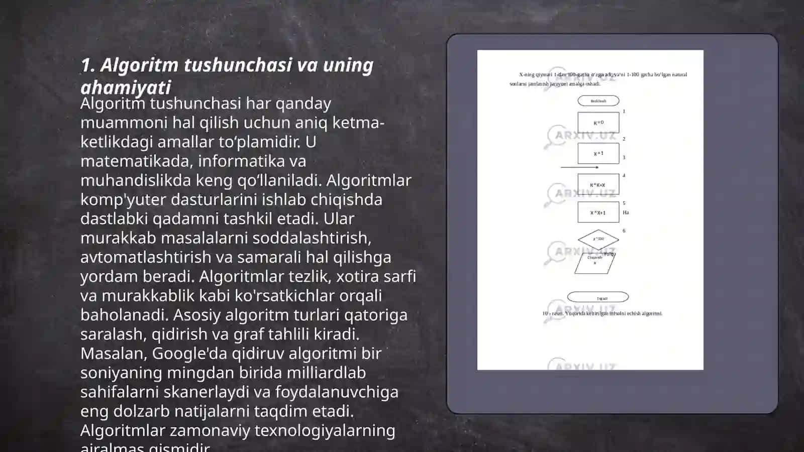 Algoritmlashtirish va dasturlash asoslari 3