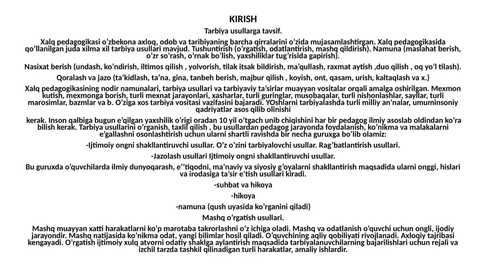 Sog’lom turmushtarzini qaror to’ptirishda tarbiyashakllari nuzviyligi: Estetik tarbiya turlari va yo’nalishlari 3