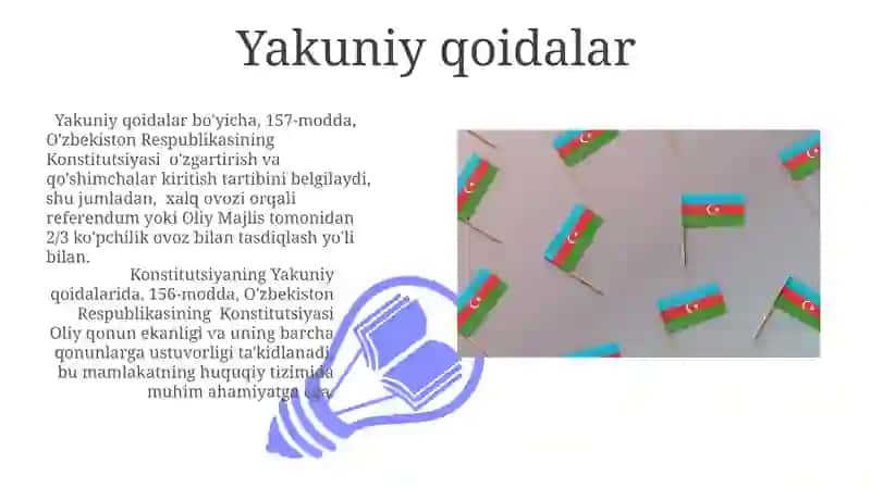 Oʻzbekiston respublikasi konstitusiyasi 3
