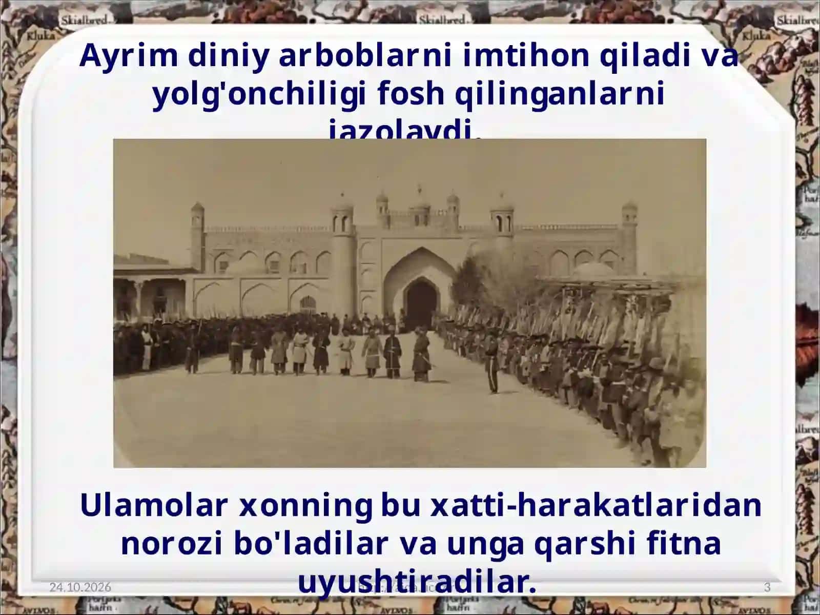 XIX asrning birinchi yarmida Qo'qonxonligining ijtimoiy-siyosiyah voli 3